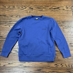 LSKD Men's Crewneck Sweater - Blue - Large